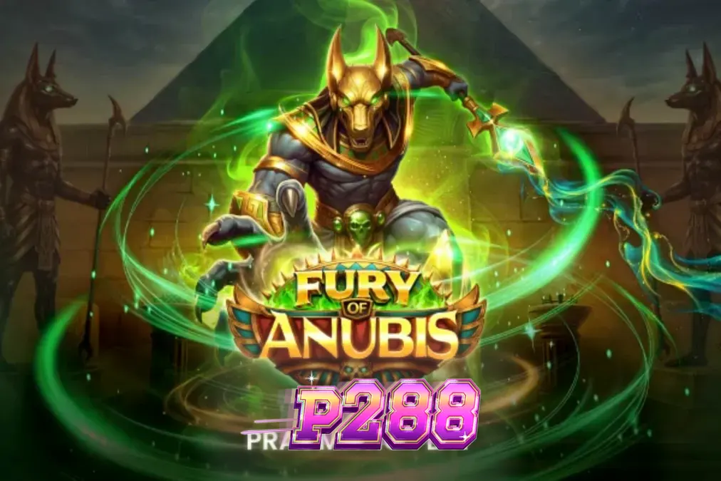 Fury of Anubis slot game interface na may madilim na temang Egyptian